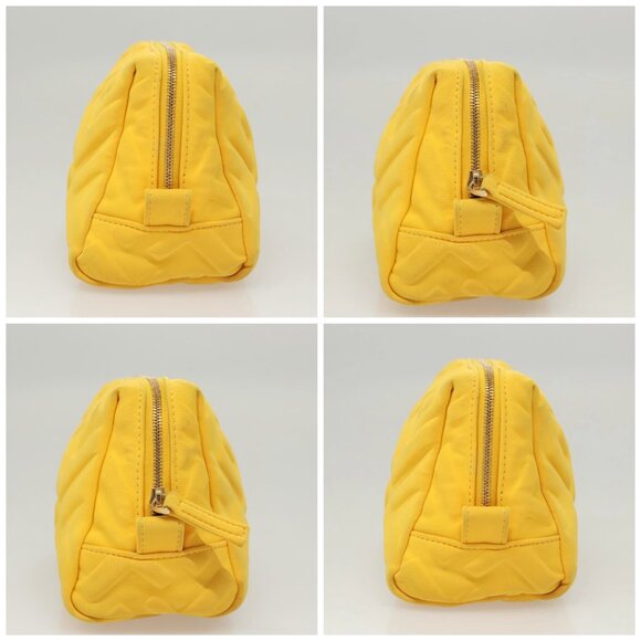 FENDI Pouch Nylon Yellow Gold Auth bs24840 - Picture 16 of 16